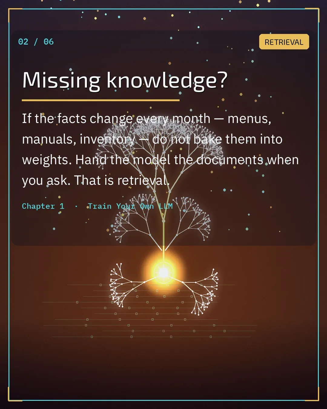 Missing knowledge? Use retrieval.